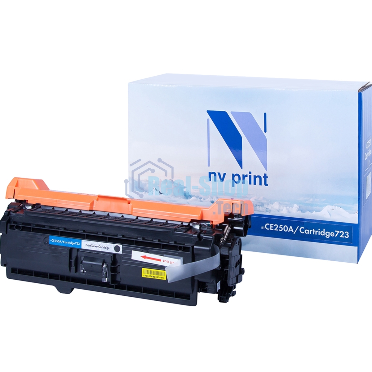 Картридж лазерный NVPrint совместимый HP CE250A/Canon 723 черный для LaserJet Color CM3530/CM3530fs/CP3525dn/CP3525n/CP3525x/Canon i-SENSYS LBP-7750Cdn (5000k)