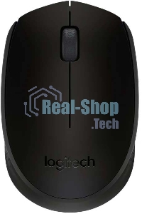 Мышь беспроводная Logitech M171 черный/серый, 1000 dpi, радиоканал, USB, кнопки - 3