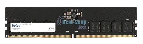 Оперативная память NETAC Basic, DDR5, 16GB (1x16GB), 4800MHz, CL40, DIMM