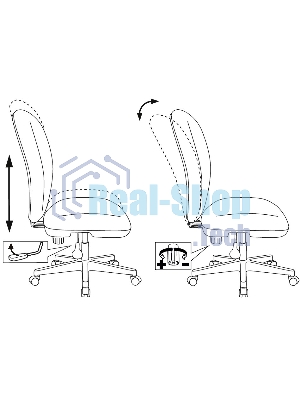 Кресло детское Бюрократ KD-W10/26-29-1 оранжевый 26-29-1 (пластик белый)