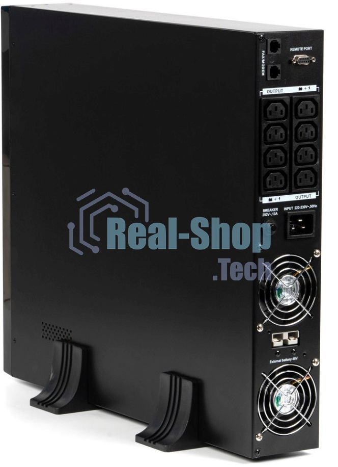 Источник бесперебойного питания ИБП Бастион RAPAN-UPS 2000 RACK+4x9Ah (1400 Вт, Line-interactive, встроенные АКБ 4 шт.x 9Ah) 8959