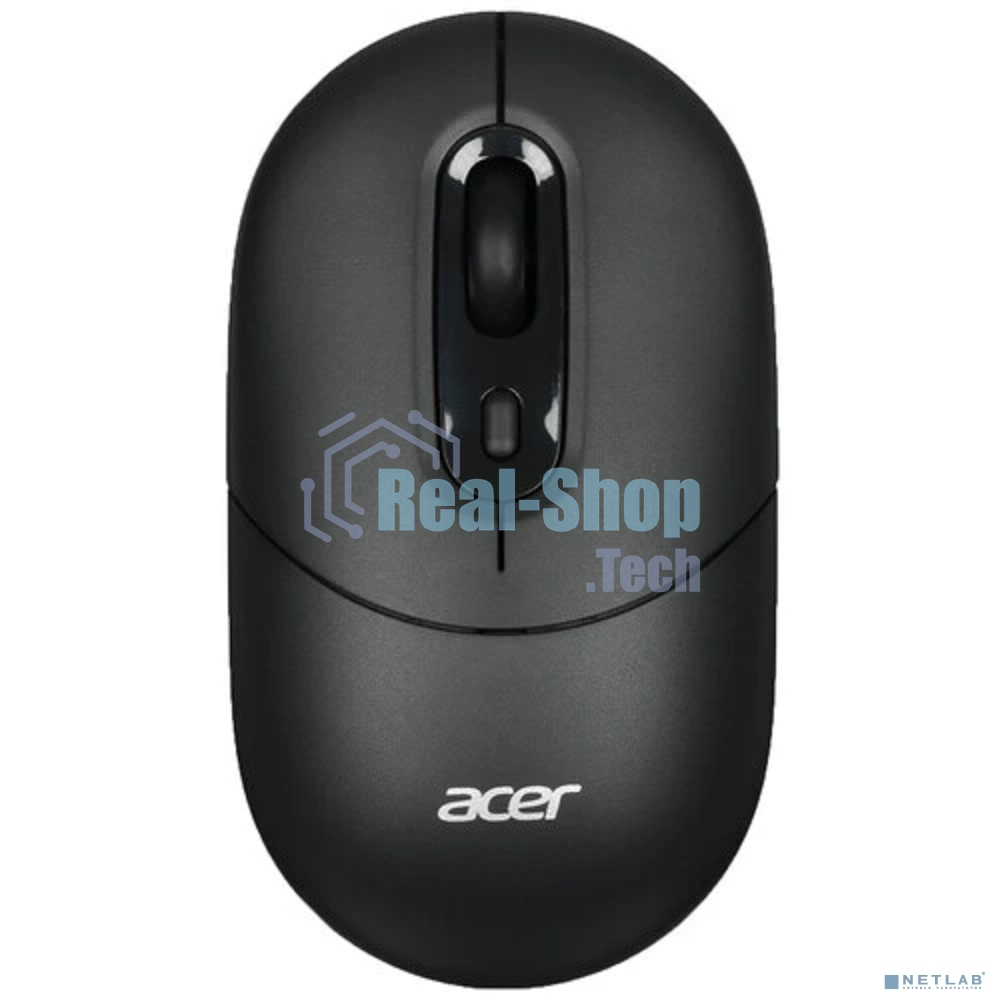 Мышь беспроводная Acer OMR301 черный, 1600 dpi, радиоканал, Bluetooth, USB, кнопки - 4