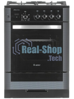Плита газовая Gefest ПГ 6500-03 0044 черный, конфорок 4 шт, духовка 52 л, 60 см x 85 см x 60 см