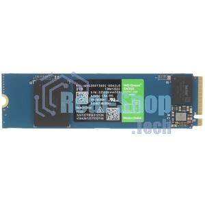 Накопитель SSD WD Green SN350 WDS200T3G0C, 2000Gb, PCIe 3.0 x4, M.2 2280, NVMe, R/W 3200/3000
