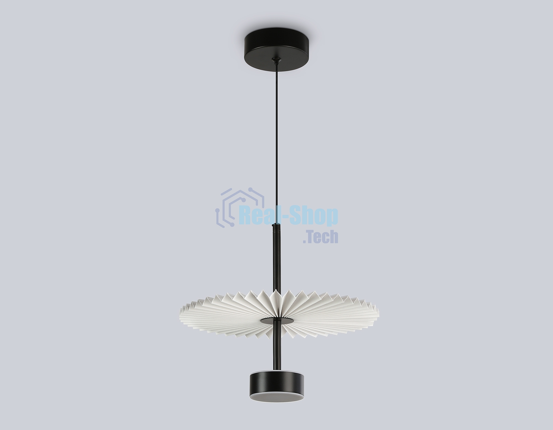 Светильник Ambrella light LH72601 BK/WH черный/белый 6W 3000K D300*260-1770