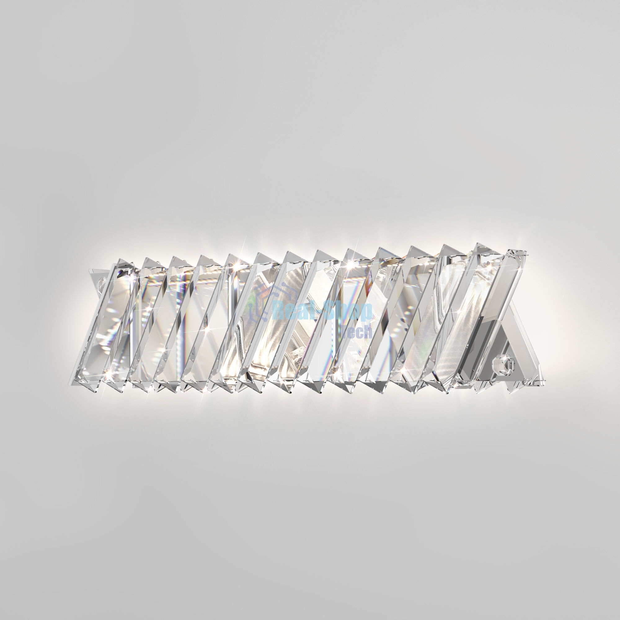 101005 LED / настенный светильник / никель хрусталь Strotskis