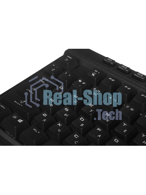 Клавиатура MSI STRIKE Pro W Silent механическая серый/черный USB Multimedia for gamer LED (подставка для запястий) (S11-43RU210-CLA)