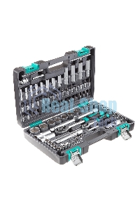 Набор инструментов STELS 14106 1/2'' 1/4'' CrV пластиковый кейс  94 предм.