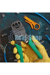 Кримпер Rexant HT-200 для обжима 8P8C, 6P6C, 4P4C, заделка витой пары