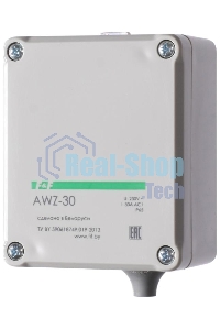 Фотореле AWZ-30 30А 13 IP65 встроенный фотодатчик монтаж на поверх. F&F EA01.001.004