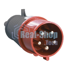 Вилка ИЭК 025 3P+PE+N 32А380В IP44