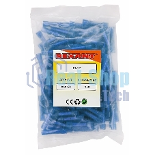 Соединительная гильза изолированная Rexant L-27.3 мм нейлон 1.5-2.5 мм² (ГСИ(н) 2.5/ГСИ-н 1,5-2,5) синяя