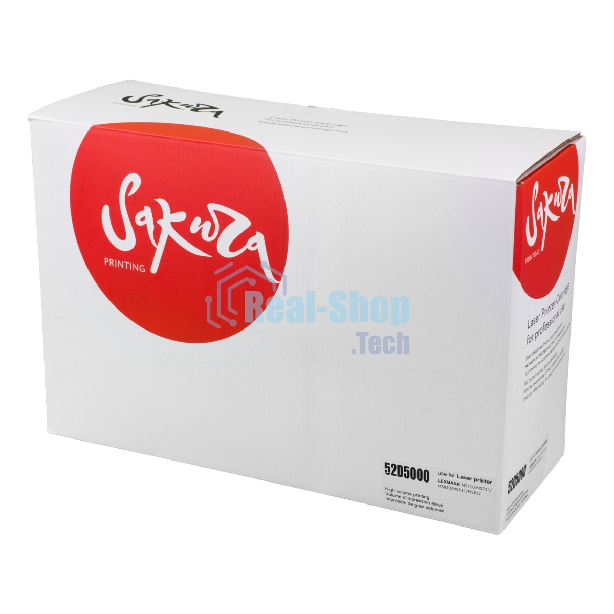 Картридж Sakura 52D5000 для Lexmark MS710/711/810/811/812, черный, 6 000 к.