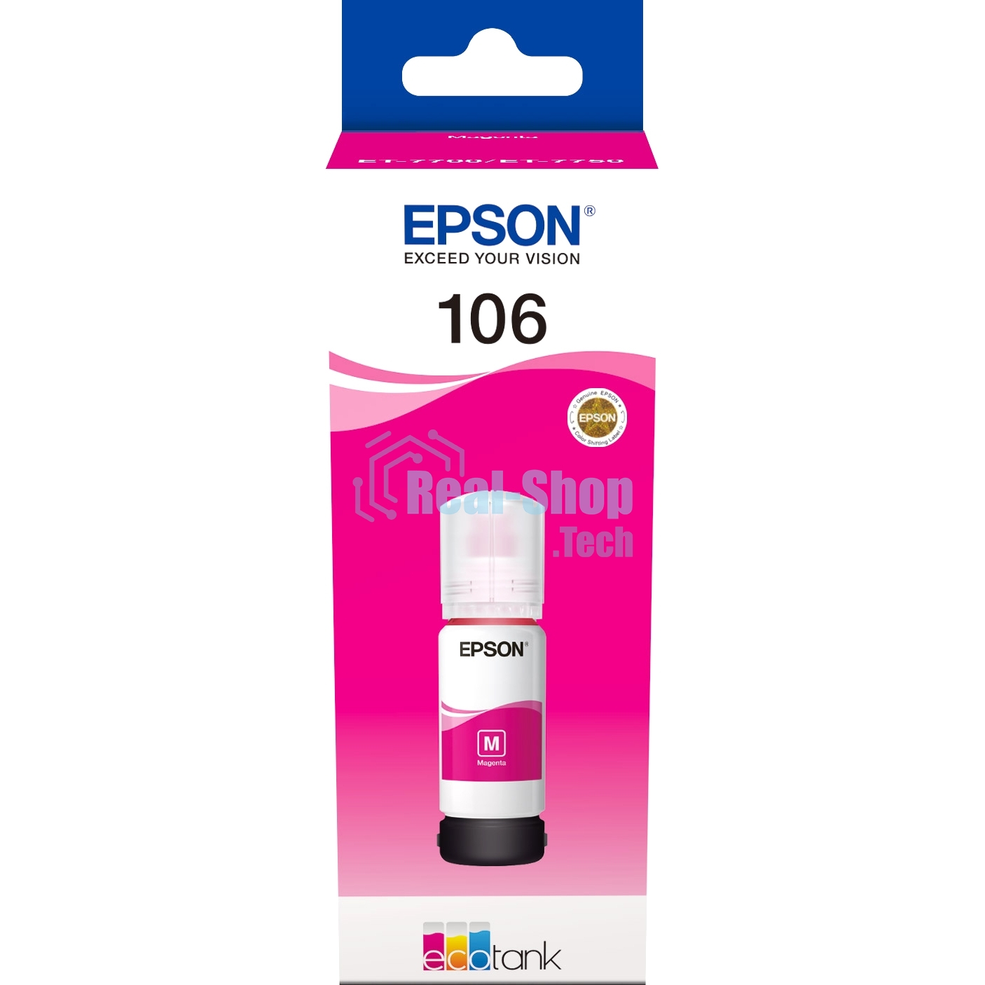 Картридж струйный Epson 106M C13T00R340 пурпурный (70мл) для Epson L7160/7180