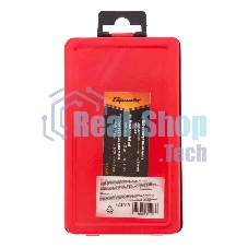 Набор сверл по металлу Sparta 1-10 мм (через 0,5 мм, 3,2, 4,8 мм), HSS, 21шт, мет.бокс, цилин.хв.