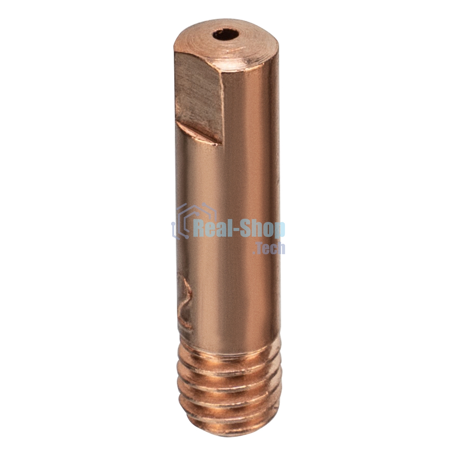 Токосъемный наконечник под проволоку Denzel 1,2 мм, М5х24, E-CU, 20 шт для MIG горелки тип 15