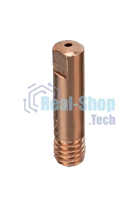 Токосъемный наконечник под проволоку Denzel 1,2 мм, М5х24, E-CU, 20 шт для MIG горелки тип 15