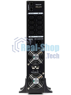Источник бесперебойного питания ИБП Бастион RAPAN-UPS 2000 RACK+4x9Ah (1400 Вт, Line-interactive, встроенные АКБ 4 шт.x 9Ah) 8959