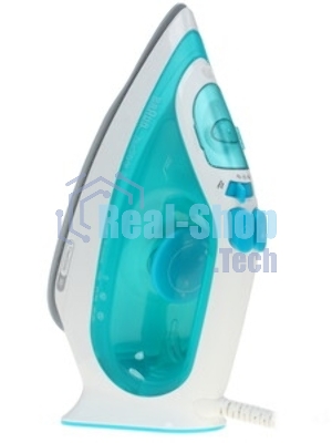 Утюг Braun SI 3041 GR TexStyle 3 белый/бирюзовый, 2350 Вт, 45 г/мин, 150 г/мин, 270 мл