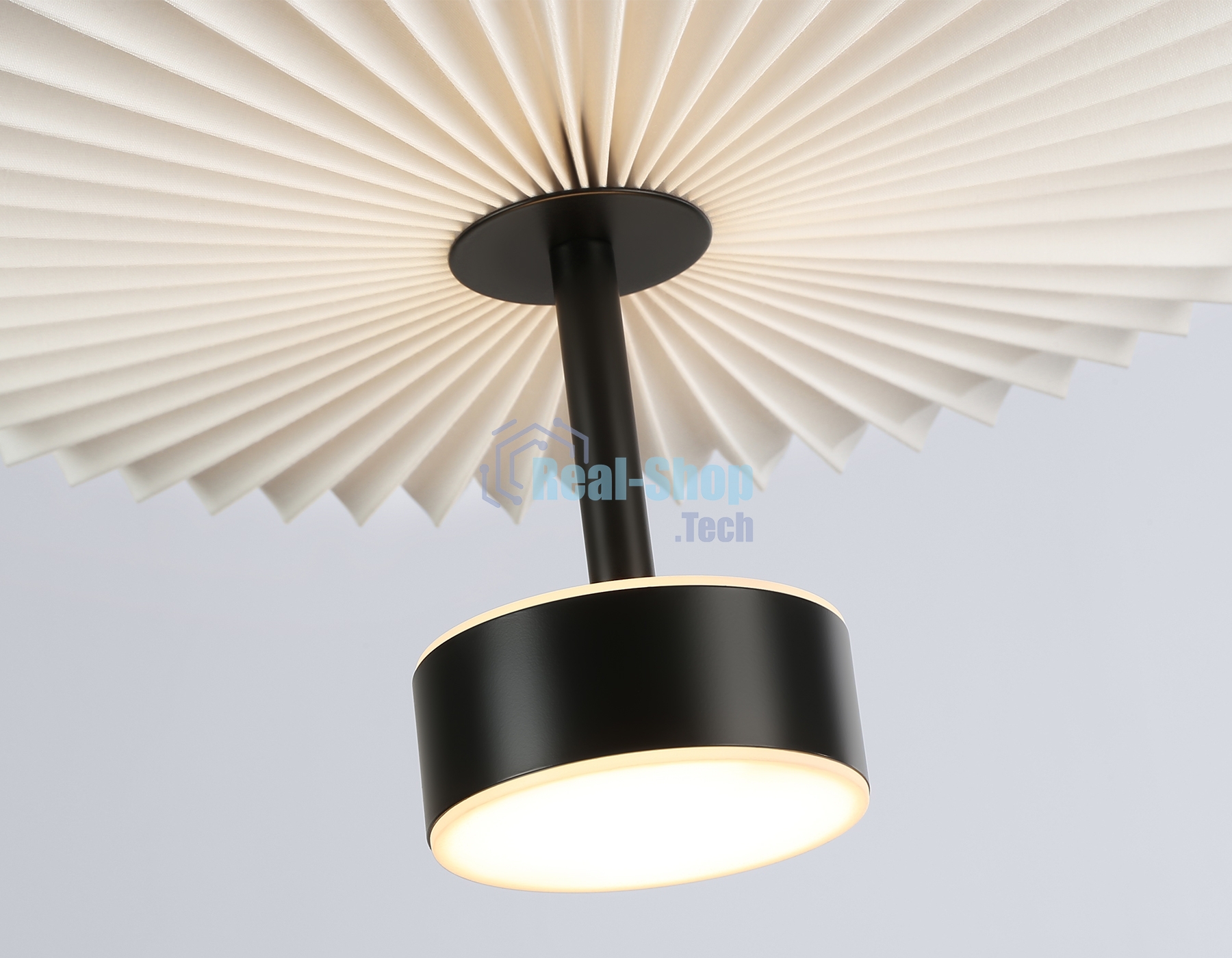 Светильник Ambrella light LH72601 BK/WH черный/белый 6W 3000K D300*260-1770