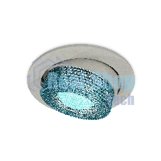 Комплект встраиваемого поворотного светильника Ambrella light XC7653063 SGR/BL серый песок/голубой MR16 GU5.3 (C7653, N7194)