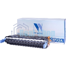 Картридж лазерный NVPrint совместимый HP C9732A Yellow для LJ Color 5500/5550 (12000k)