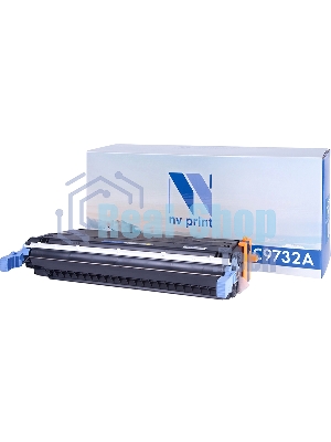 Картридж лазерный NVPrint совместимый HP C9732A Yellow для LJ Color 5500/5550 (12000k)