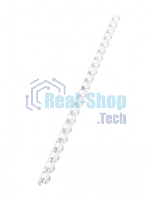 Пружины для переплета пластиковые Fellowes Lamirel LA-7867801 19мм белый 100 шт