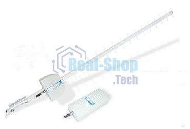 РЭМО (213001) CONNECT STREET - усилитель (интернет-сигнала) 1800-2200МГц, стандарты связи UMTS-2100 (HSUPA/HSDPA/WCDMA), GSM-1800/1900 (GPRS/EDGE), коэф усил dBi 15-17, длина коакс каб 8м, длина USB каб 1,8-3м