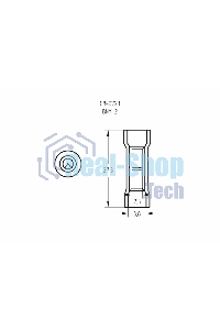 Соединительная гильза изолированная Rexant L-27.3 мм нейлон 1.5-2.5 мм² (ГСИ(н) 2.5/ГСИ-н 1,5-2,5) синяя