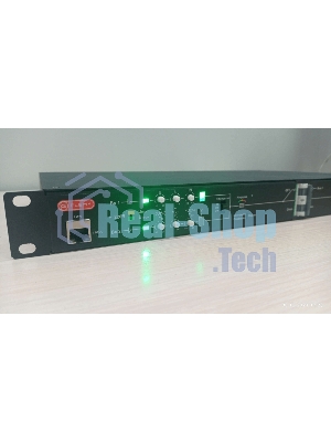 Автоматический ввод резерва Elemy ATS-1203/16/S/E/DO, 1U, 220B, 16A, Ethernet, Digital Output, in (2) C20, out (1) C19 (6) C13