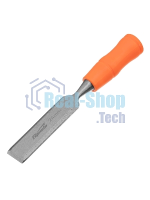 Набор стамесок Sparta 4 шт, 6-12-18-24 мм, плоские, пластиковые ударные рукоятки