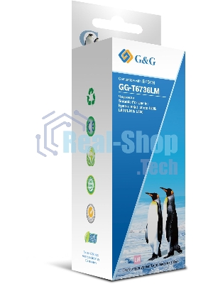 Чернила G&G GG-T6736LM светло-пурпурный100мл для Epson L800, L805, L810, L850