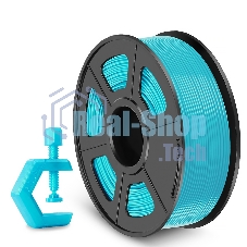Филамент NVPrint PETG Cyan для 3D печати диаметр 1.75мм длина 330 метров масса 1 кг