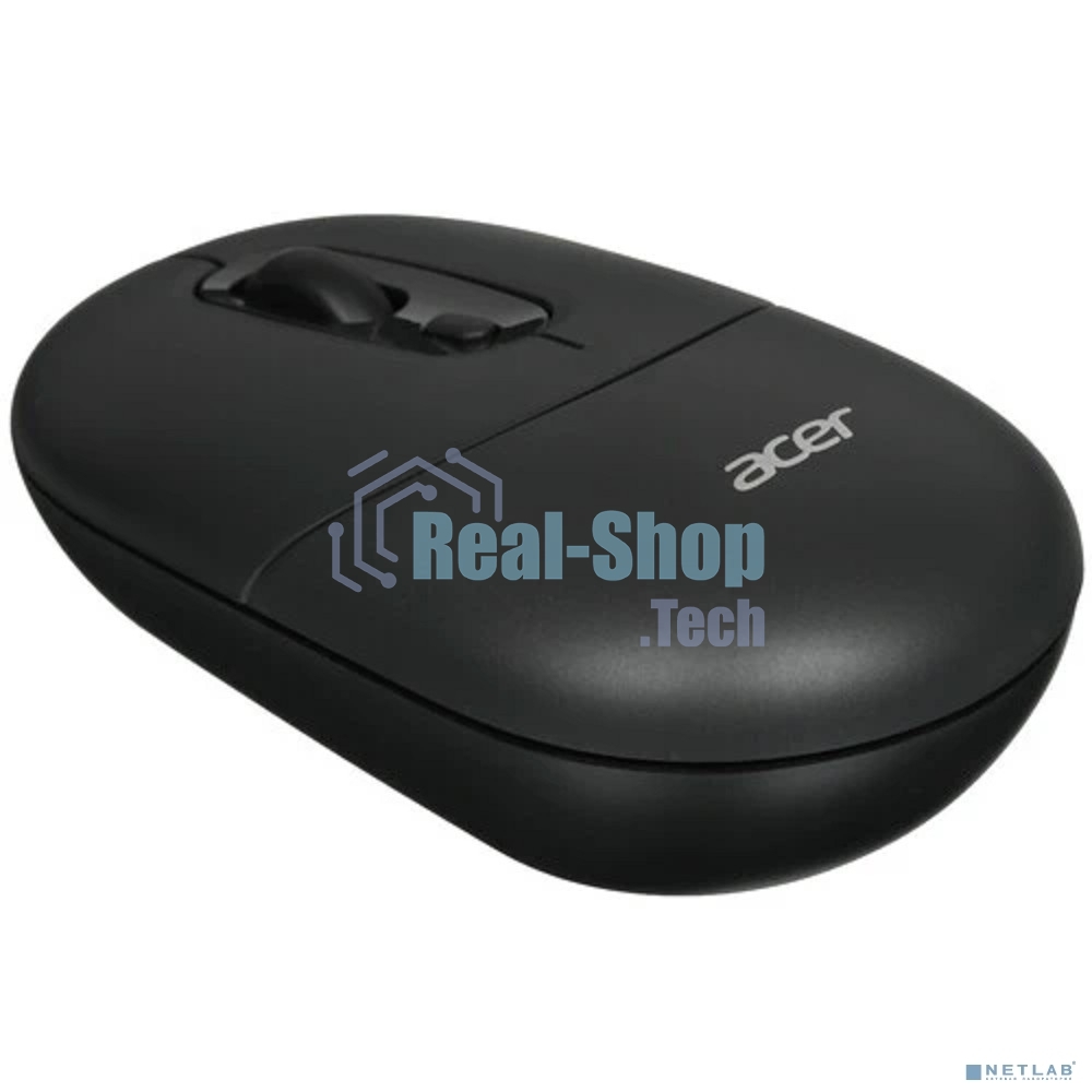 Мышь беспроводная Acer OMR301 черный, 1600 dpi, радиоканал, Bluetooth, USB, кнопки - 4