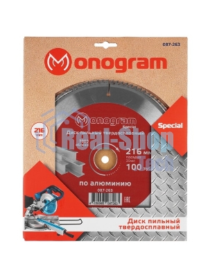 Диск пильный по дереву Monogram 087-034 d=305 мм d(посад.)=30 мм (циркулярные пилы) (упак.: 1 шт)