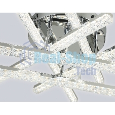 Потолочный светодиодный светильник FA8898 CH хром 75W 3000K-6400K 740*710*170 (ПДУ РАДИО 2.4G)