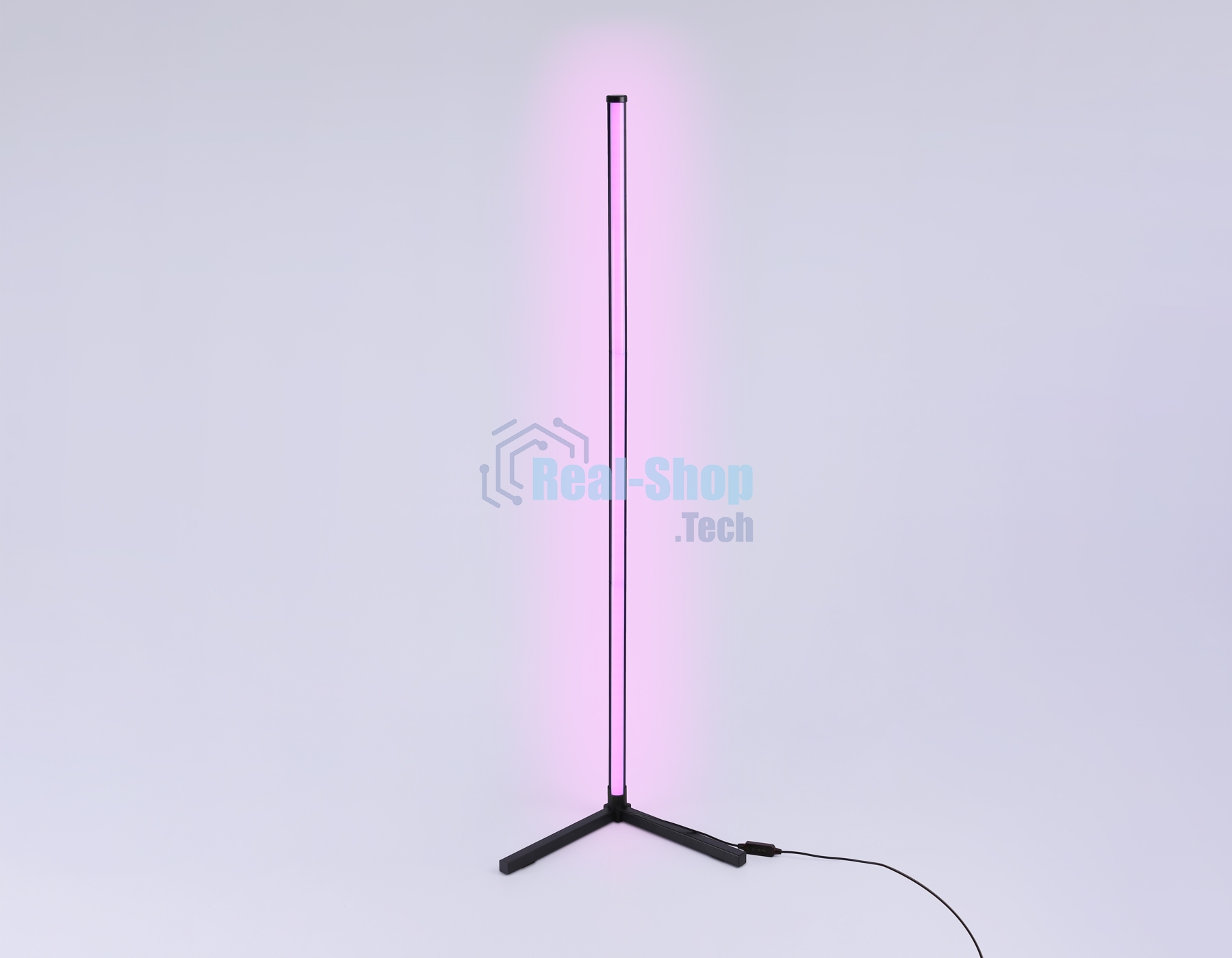 Светильник Ambrella light FL8022 BK черный LED 15W RGB D32*1250 (ПДУ РАДИО 2.4G)