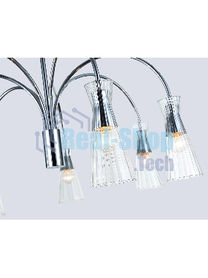 Люстра Ambrella light LH55653/7 СH/CL хром/прозрачный E14*7 max 40W D745*460