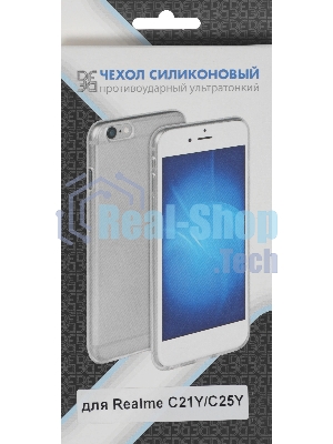 Чехол (клип-кейс) DF для Realme C21y rmCase-08 прозрачный