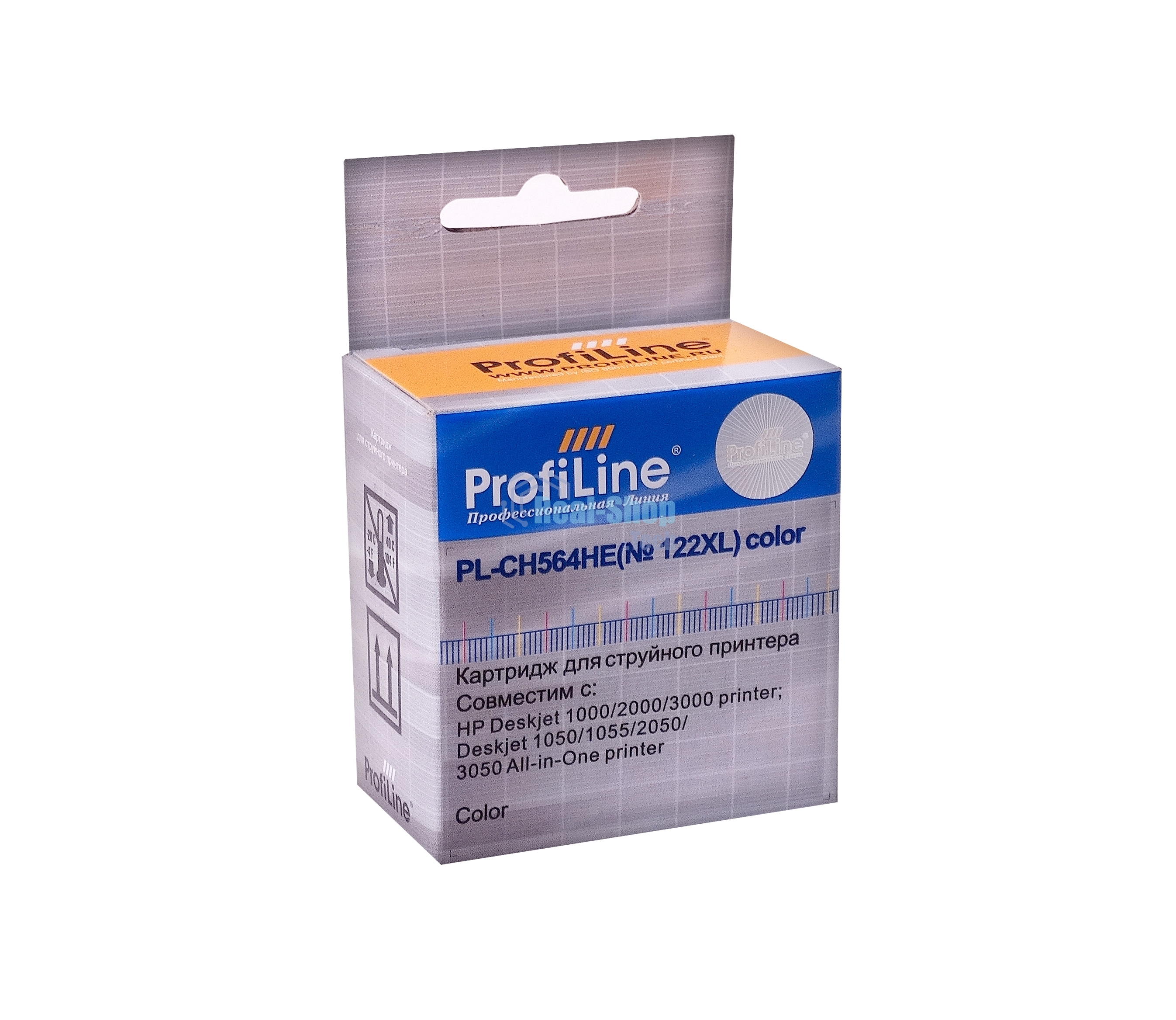 Картридж струйный ProfiLine PL-CH564HE №122XL для принтеров HP Deskjet 1000/1050/1055/1510/2000/2050/3000/3050 Color водные