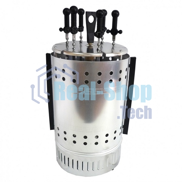 Шашлычница электрическая Пикник ЭШВ 1,25/220-Ц, гофротара, 6 шампуров