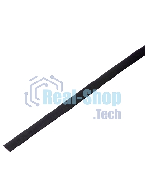 Термоусадочная трубка 20/10 мм, черная, упаковка 10 шт. по 1 м PROconnect