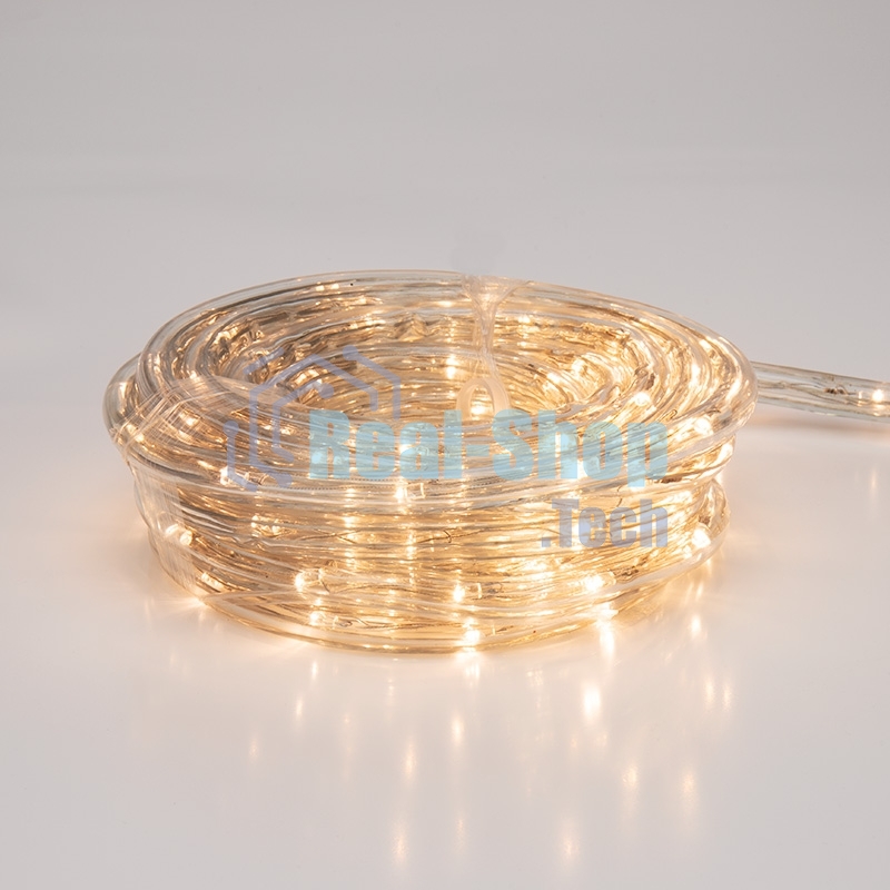 Дюралайт Neon-night LED, свечение с динамикой (3W), 24 LED/м, теплый белый, 6м