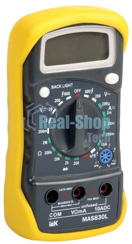 Мультиметр цифровой Master MAS830L ИЭК TMD-3L-830