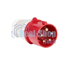 Вилка эл. каб. 16А 3P+РЕ+N 380В IP44 (015) EKF ps-015-16-380