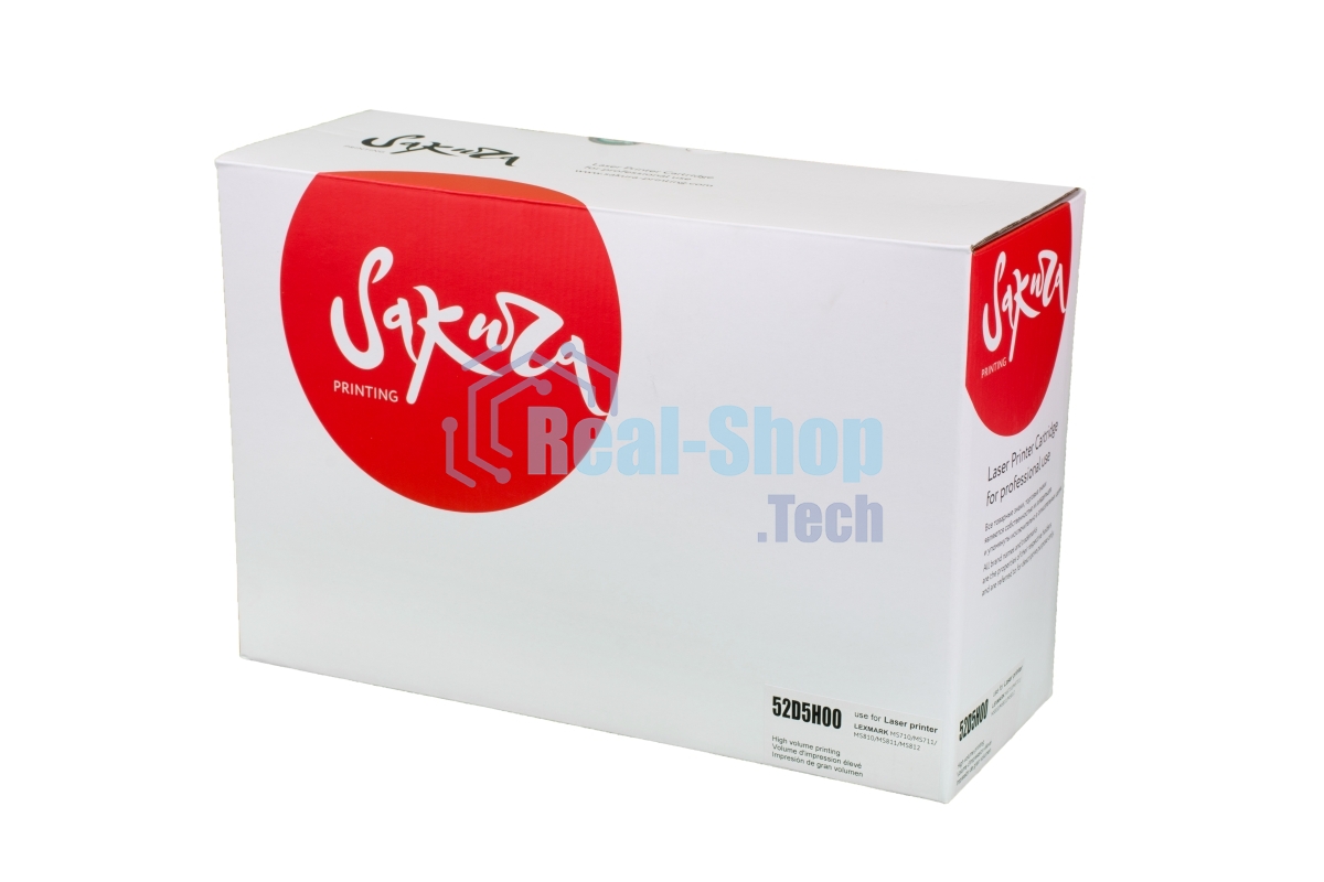 Картридж Sakura 52D5H00 для Lexmark MS710/711/810/811/812, черный, 25 000 к.