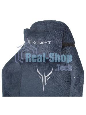 Кресло Knight N1 Fabric синий, ткань, 120 кг, механизм качания