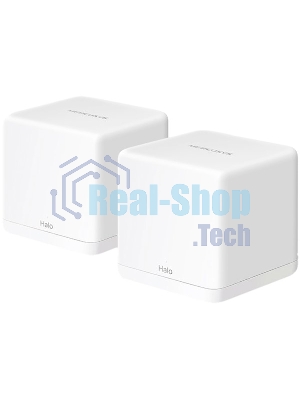 Бесшовный Mesh роутер Mercusys Halo H30G(2-pack) AC1300 10/100/1000BASE-TX