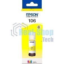 Чернила Epson 106Y C13T00R440 желтый (70 мл) для Epson L7160/7180